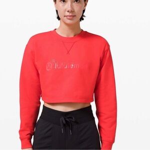 *Flawed Rare Lululemon All Yours Cropped Crewneck Lunar New Year